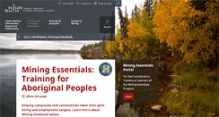 Desktop Screenshot of aboriginalmining.ca